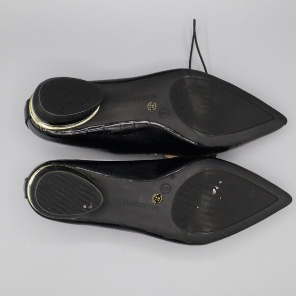 Liz Claiborne Leather Loafers Womens‎ 6M Black Twee Business Elevated Basic NWT - Picture 9 of 15